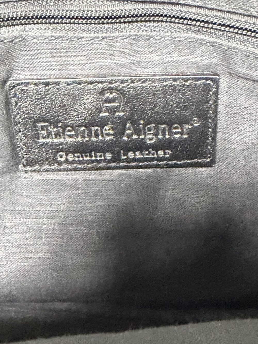 ETIENNE AIGNER Black Leather Crossbody Camera Bag Vintage - Picture 11 of 16